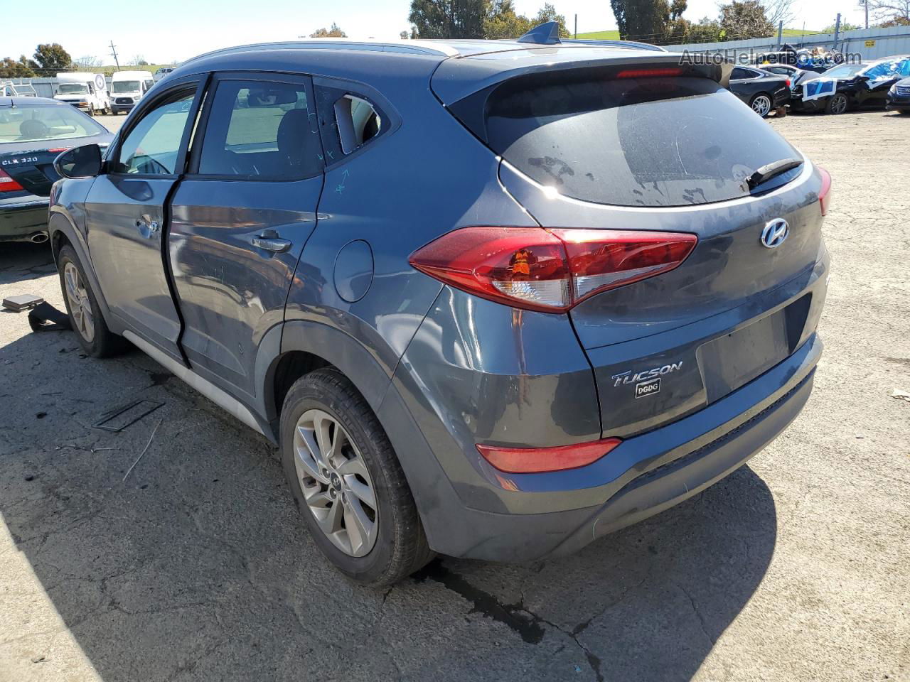 2018 Hyundai Tucson Sel Gray vin: KM8J3CA46JU623806