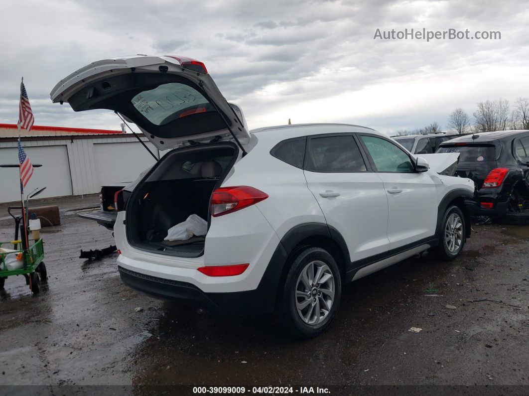 2018 Hyundai Tucson Sel White vin: KM8J3CA46JU676733