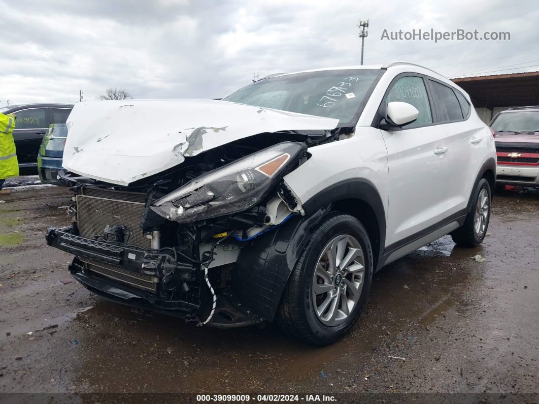 2018 Hyundai Tucson Sel White vin: KM8J3CA46JU676733