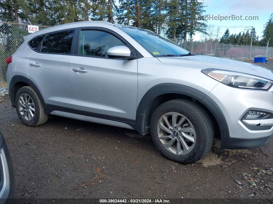 2018 Hyundai Tucson Sel Серебряный vin: KM8J3CA46JU736574