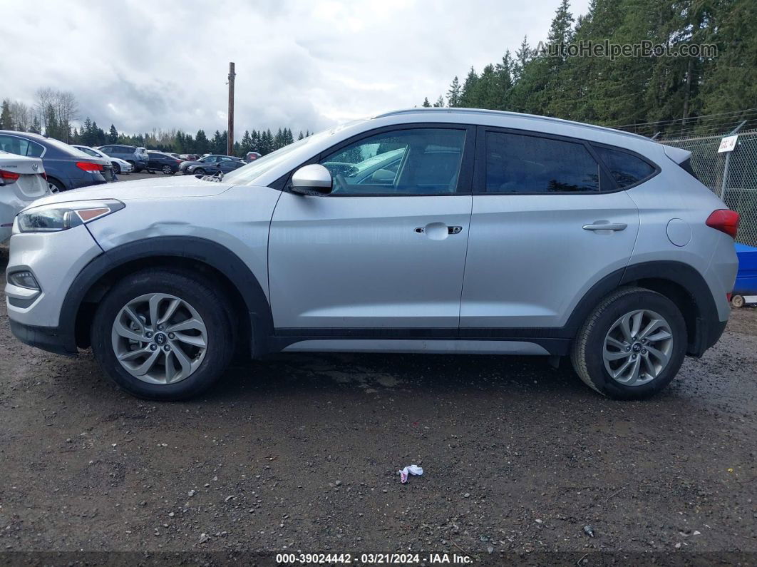 2018 Hyundai Tucson Sel Серебряный vin: KM8J3CA46JU736574