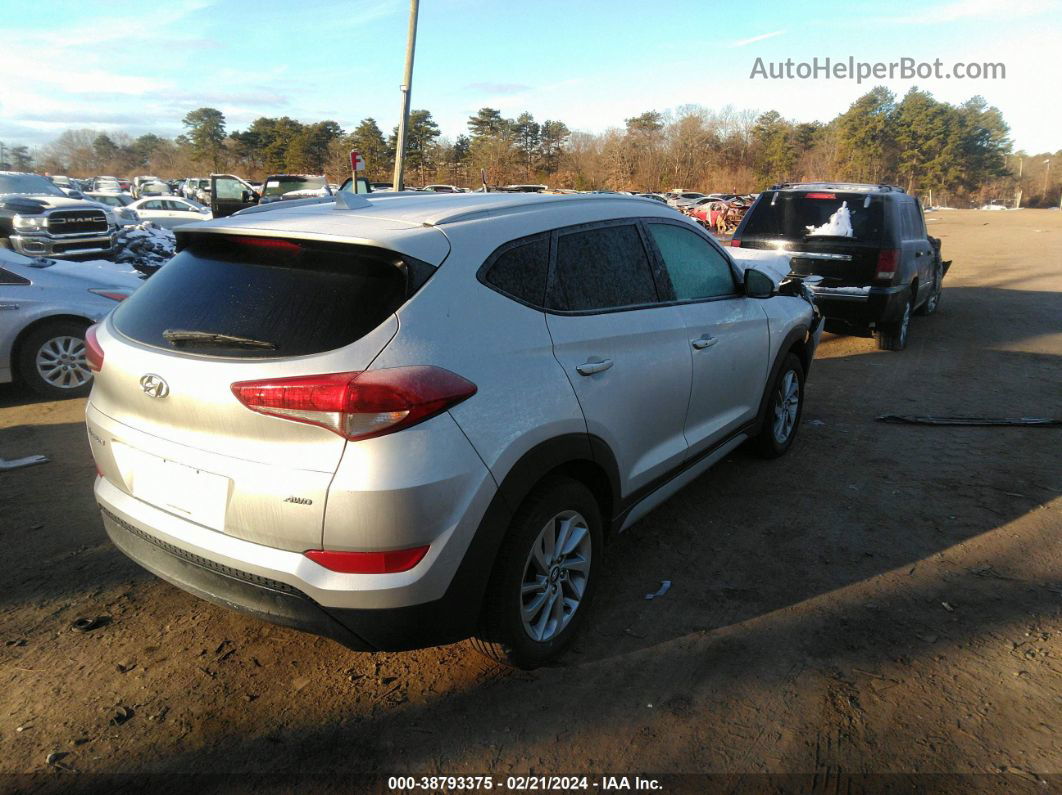 2018 Hyundai Tucson Sel Plus Silver vin: KM8J3CA46JU832723