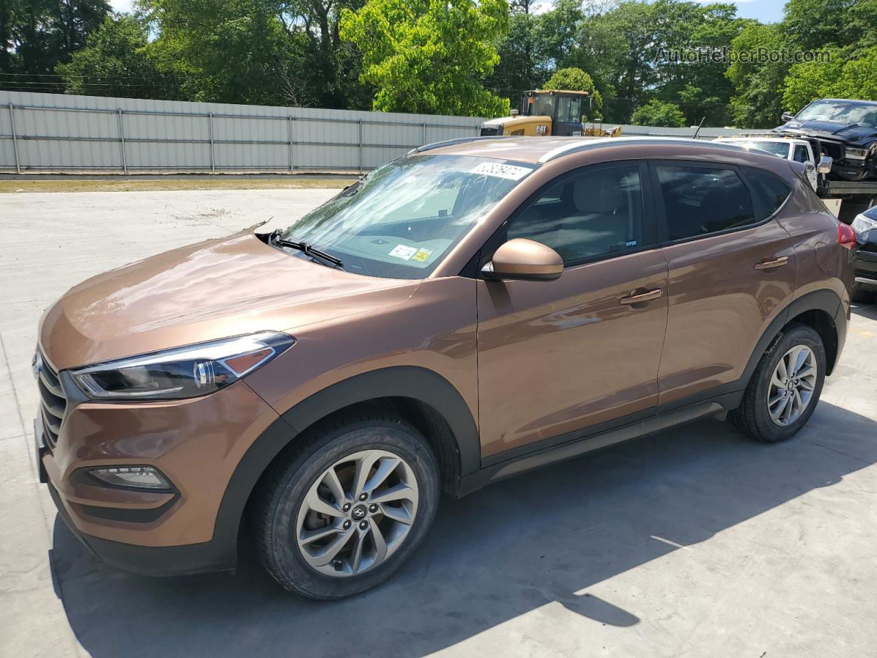 2016 Hyundai Tucson Limited Brown vin: KM8J3CA47GU073766