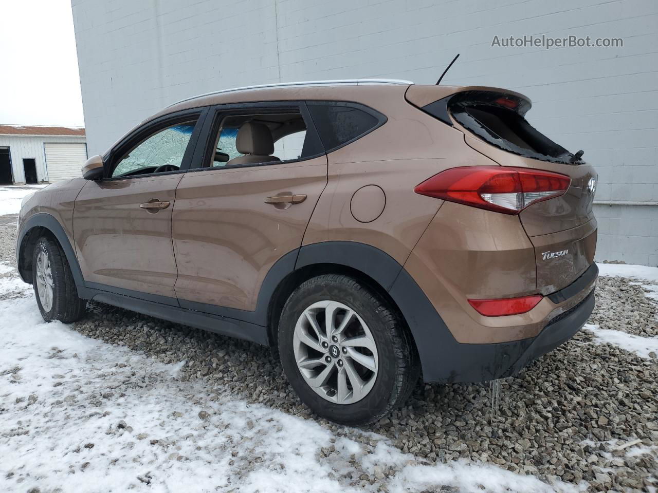 2016 Hyundai Tucson Limited Brown vin: KM8J3CA47GU139278