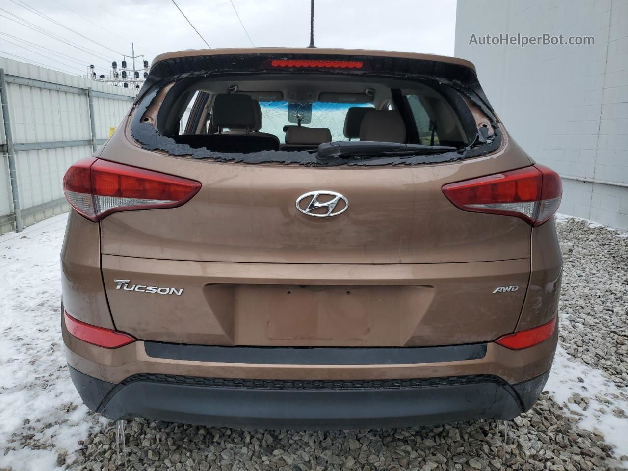 2016 Hyundai Tucson Limited Brown vin: KM8J3CA47GU139278