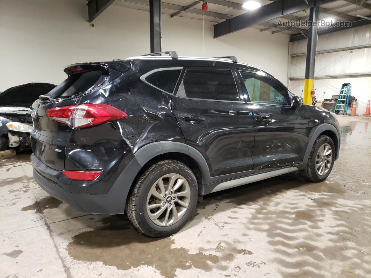 2017 Hyundai Tucson Limited Black vin: KM8J3CA47HU263276