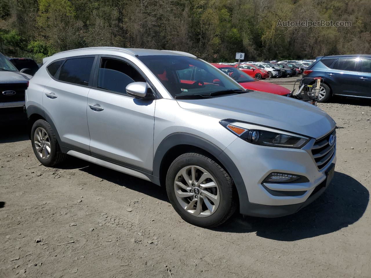 2017 Hyundai Tucson Limited Silver vin: KM8J3CA47HU508660