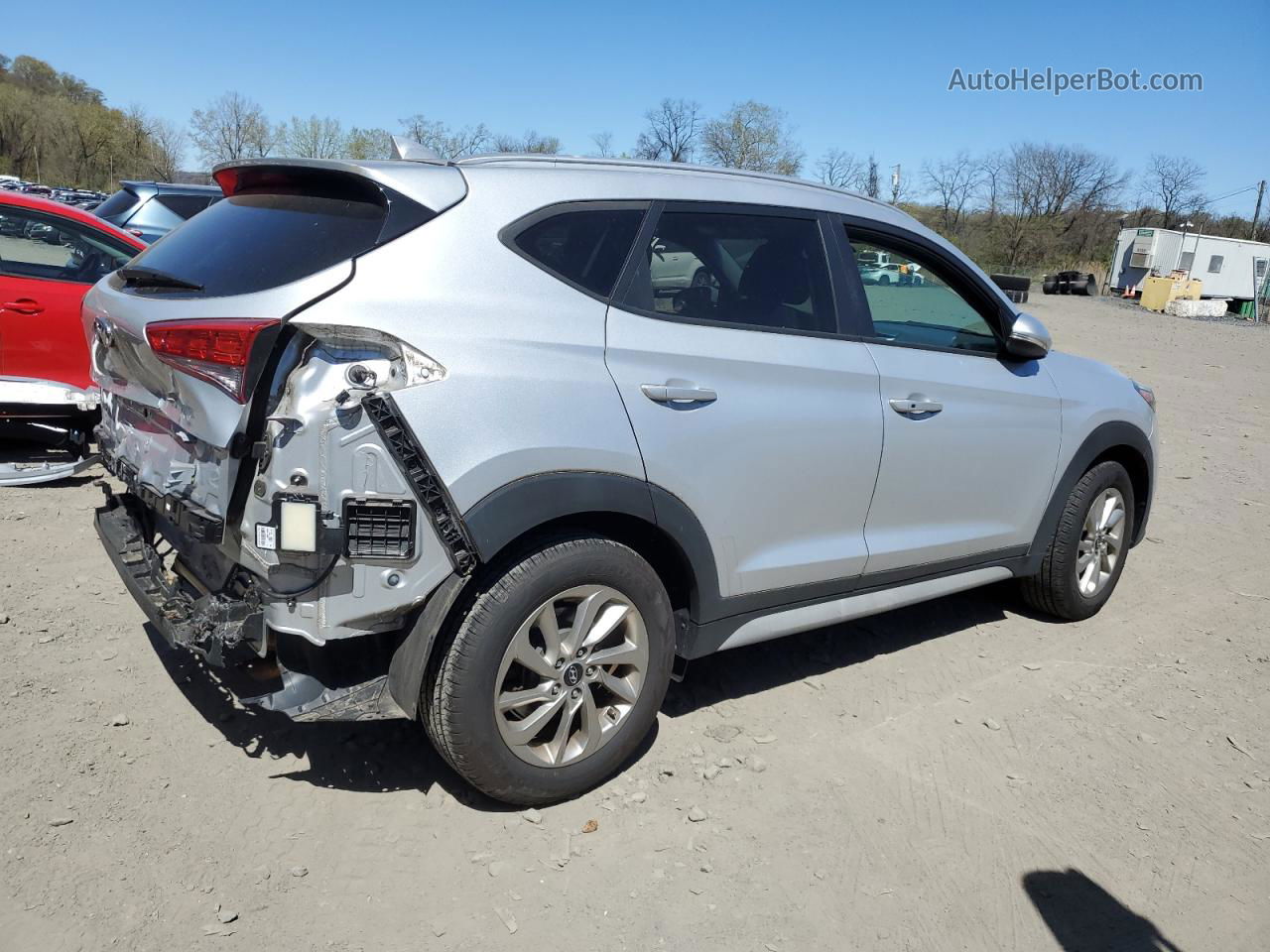 2017 Hyundai Tucson Limited Silver vin: KM8J3CA47HU508660