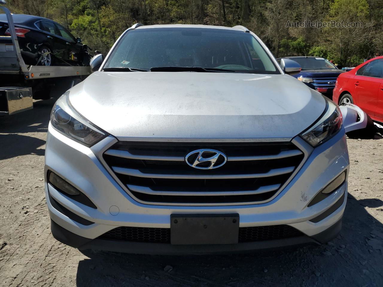 2017 Hyundai Tucson Limited Silver vin: KM8J3CA47HU508660