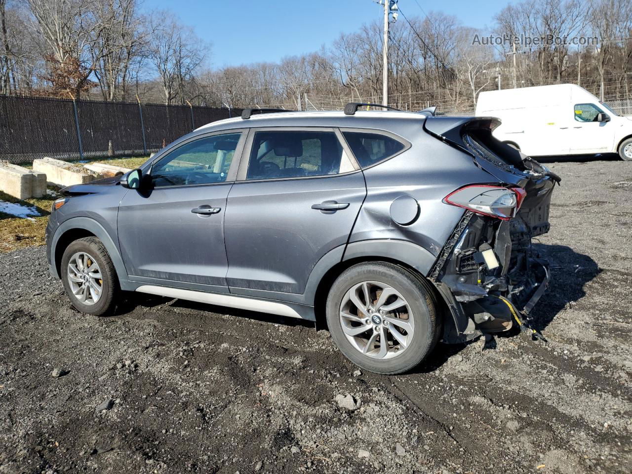 2017 Hyundai Tucson Limited Gray vin: KM8J3CA47HU531727