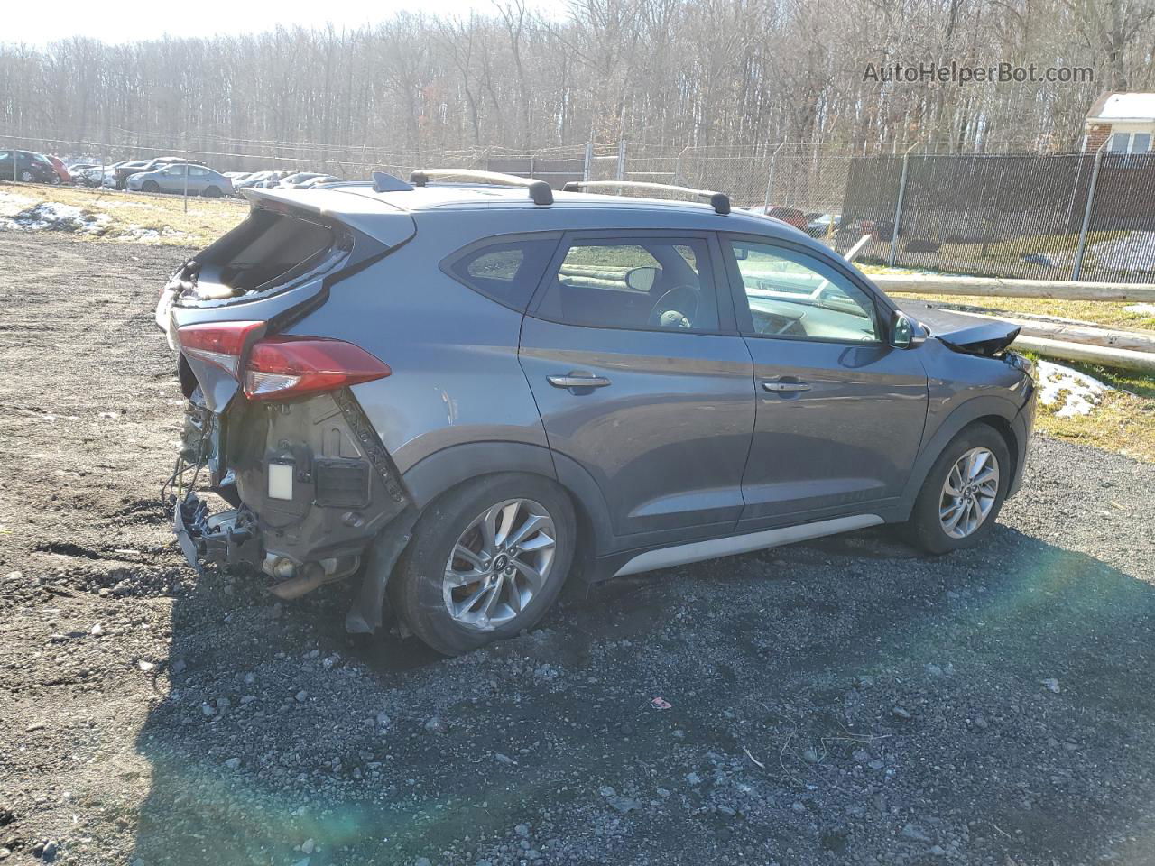 2017 Hyundai Tucson Limited Gray vin: KM8J3CA47HU531727