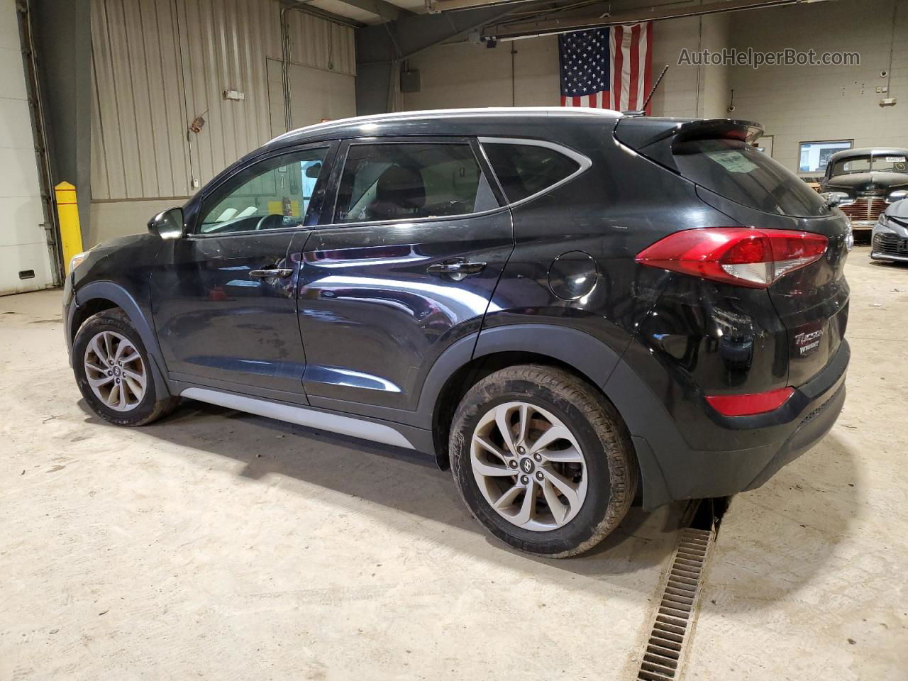 2017 Hyundai Tucson Limited Черный vin: KM8J3CA47HU565277