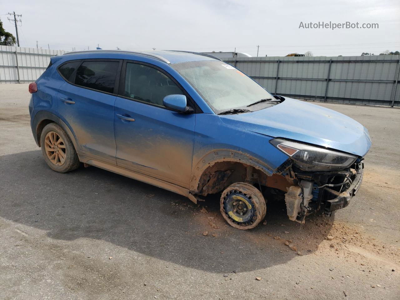 2018 Hyundai Tucson Sel Blue vin: KM8J3CA47JU722019