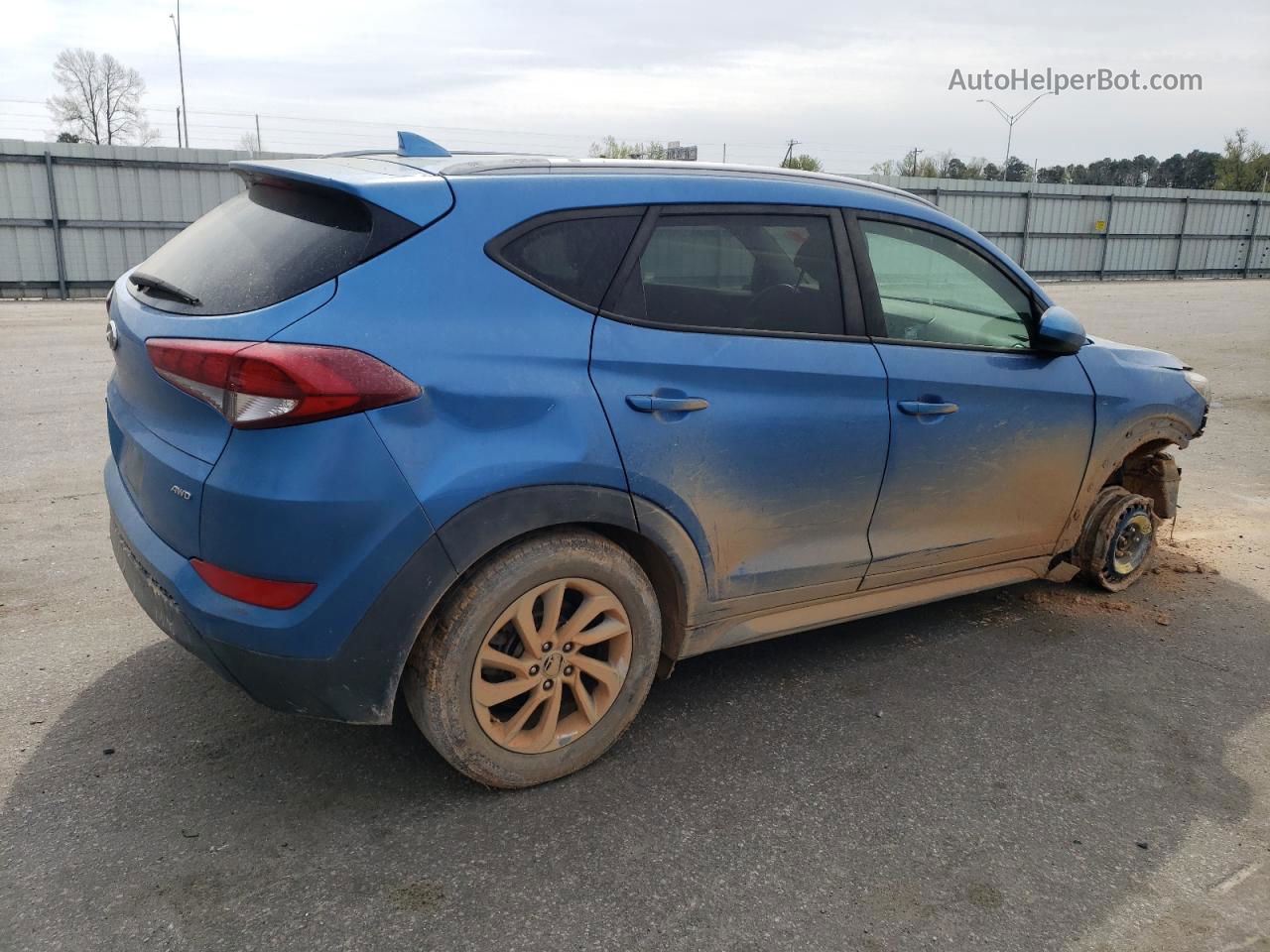 2018 Hyundai Tucson Sel Blue vin: KM8J3CA47JU722019