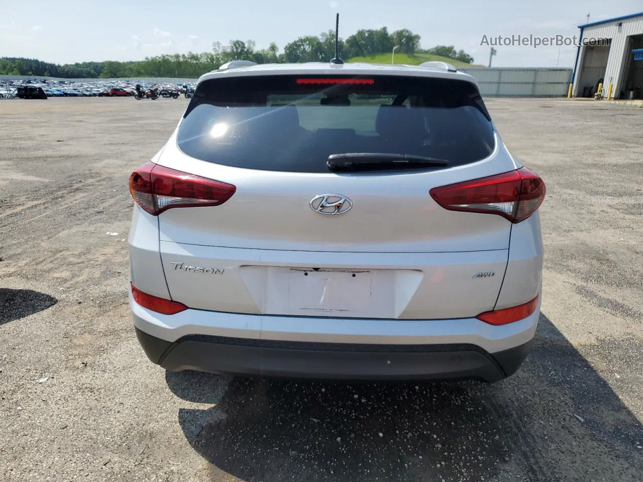 2016 Hyundai Tucson Limited Серебряный vin: KM8J3CA48GU116804