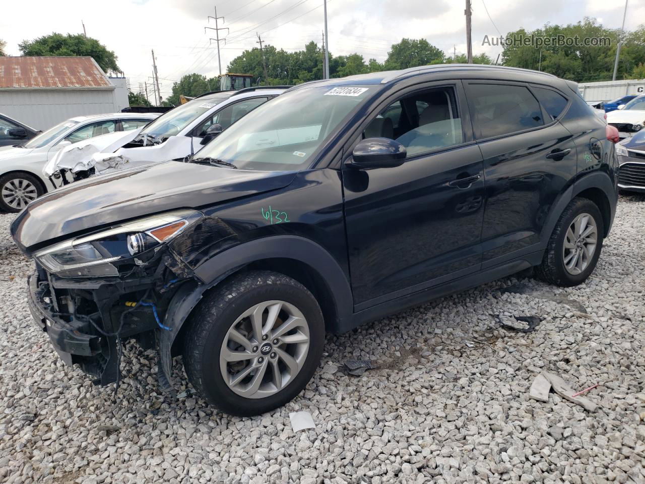 2016 Hyundai Tucson Limited Black vin: KM8J3CA48GU142867