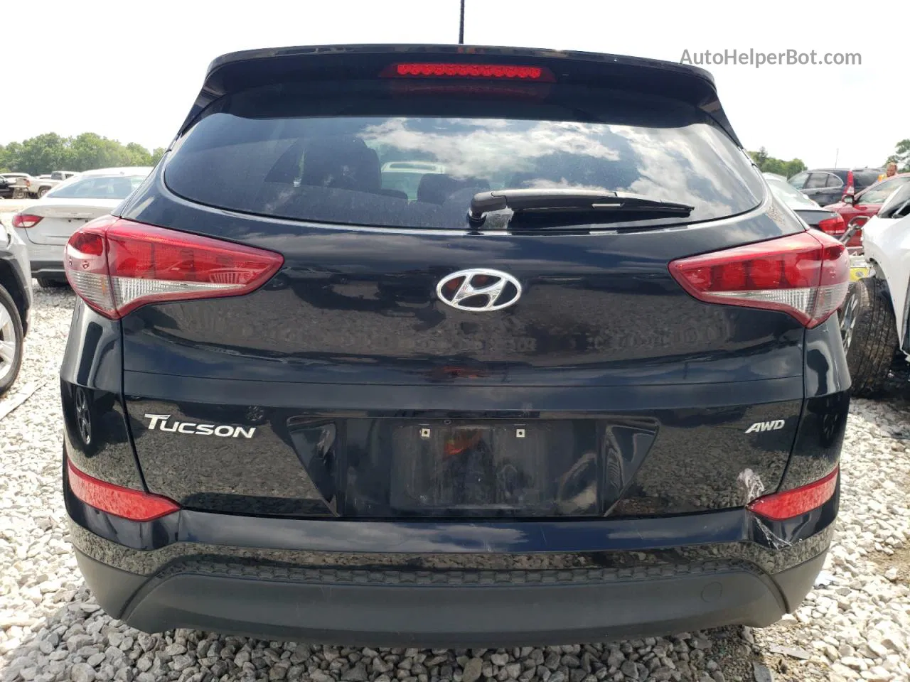 2016 Hyundai Tucson Limited Black vin: KM8J3CA48GU142867