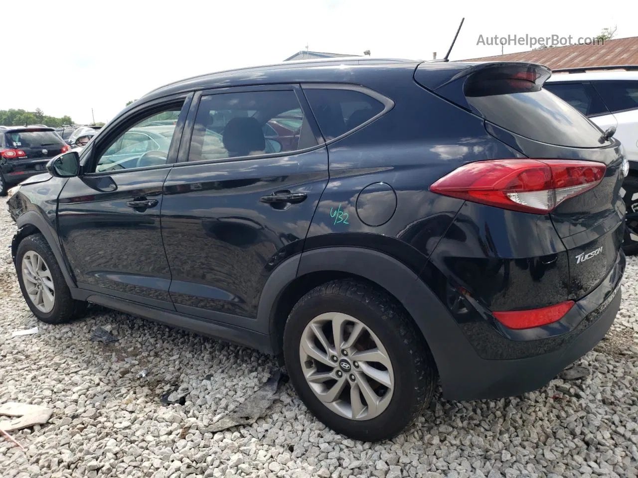 2016 Hyundai Tucson Limited Black vin: KM8J3CA48GU142867