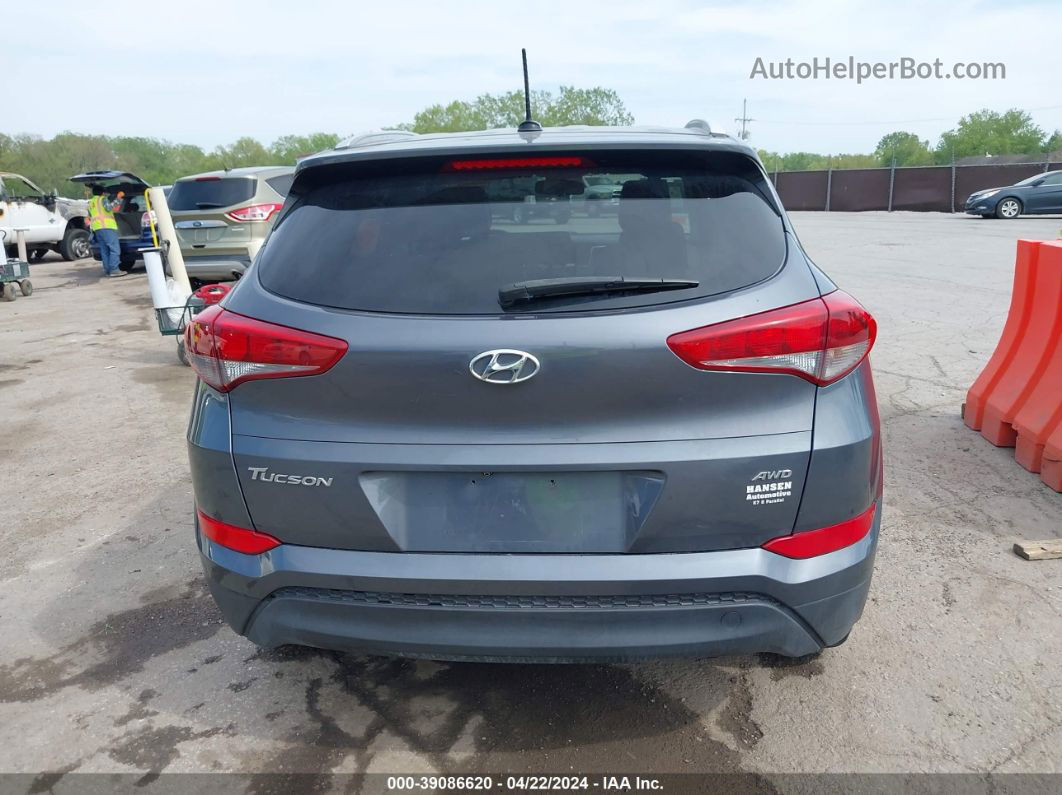 2016 Hyundai Tucson Se Gray vin: KM8J3CA48GU157837