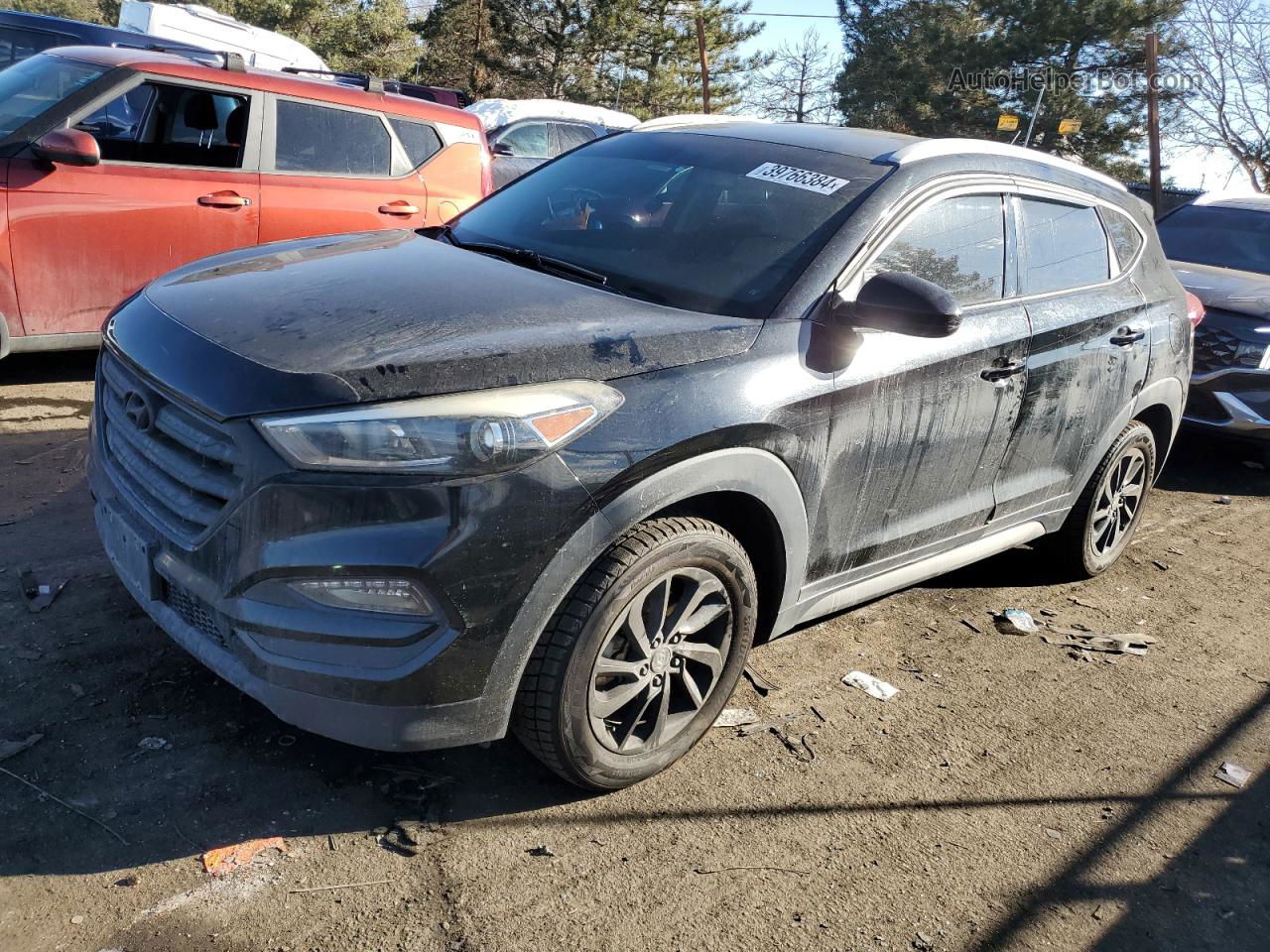 2017 Hyundai Tucson Limited Black vin: KM8J3CA48HU293757