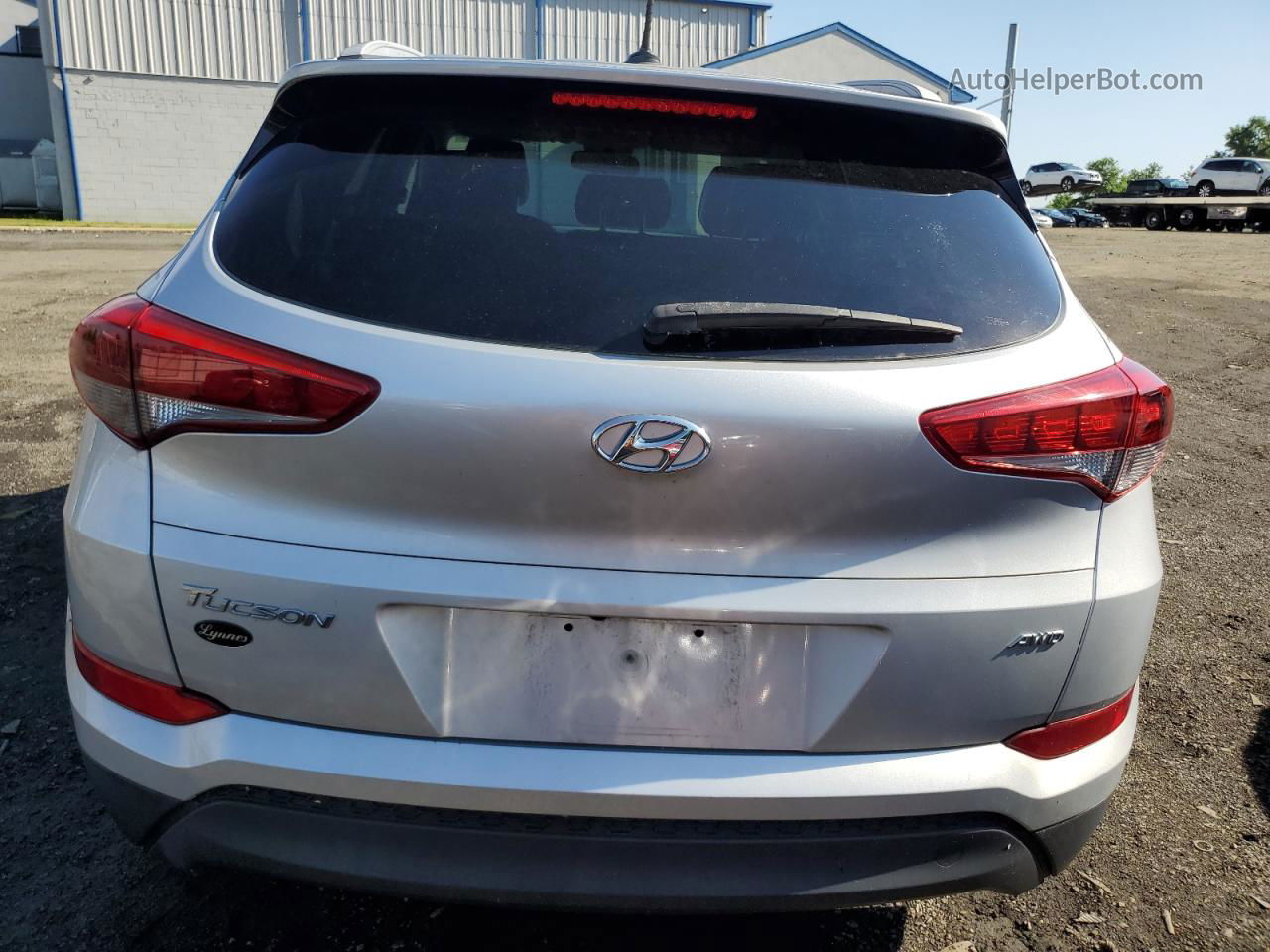 2017 Hyundai Tucson Limited Серебряный vin: KM8J3CA48HU394670