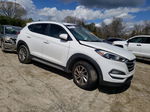 2017 Hyundai Tucson Limited White vin: KM8J3CA48HU428042