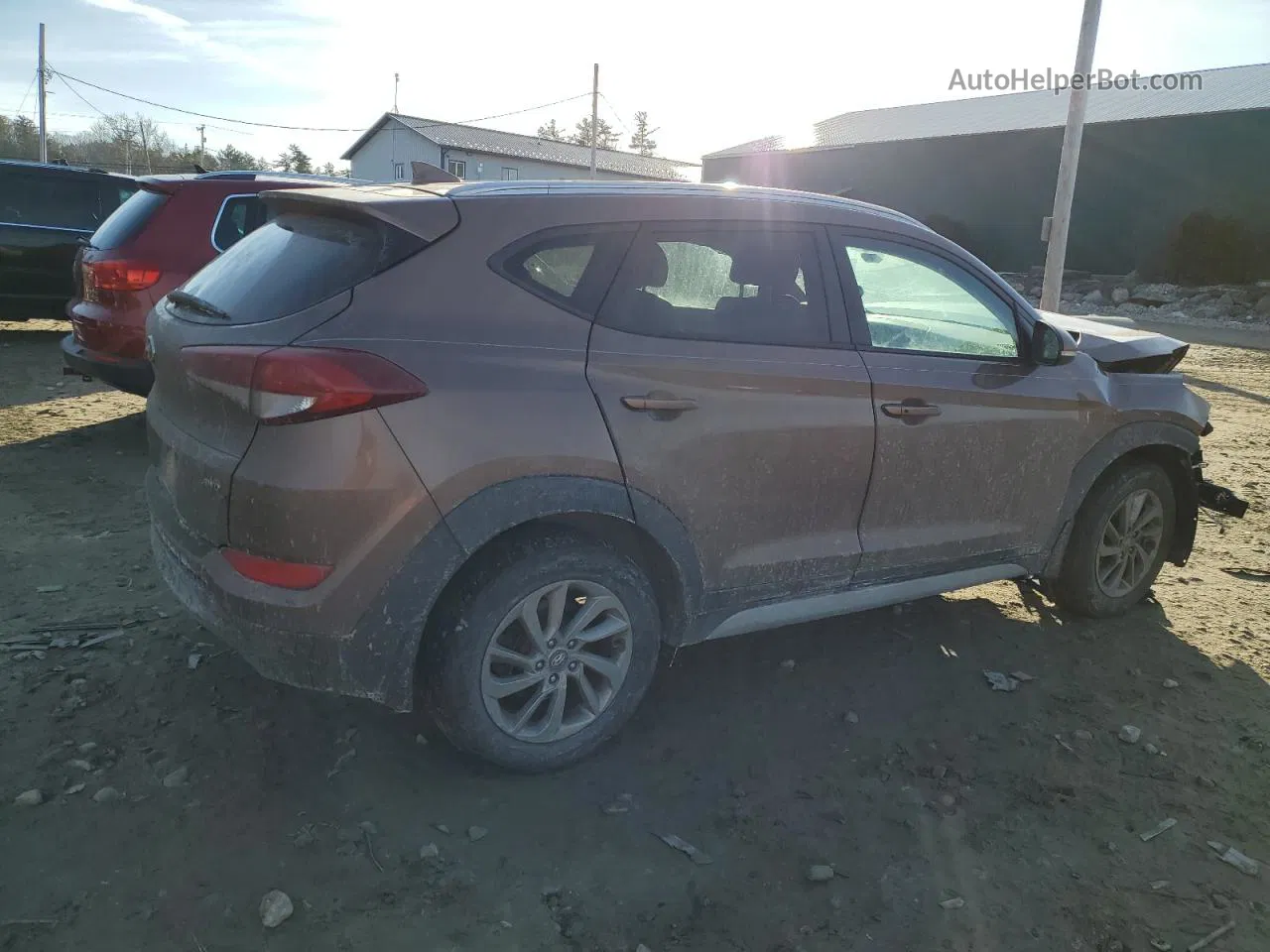 2017 Hyundai Tucson Limited Brown vin: KM8J3CA48HU438554