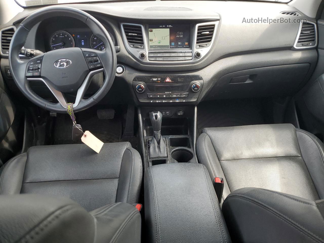 2017 Hyundai Tucson Limited Серебряный vin: KM8J3CA48HU531140