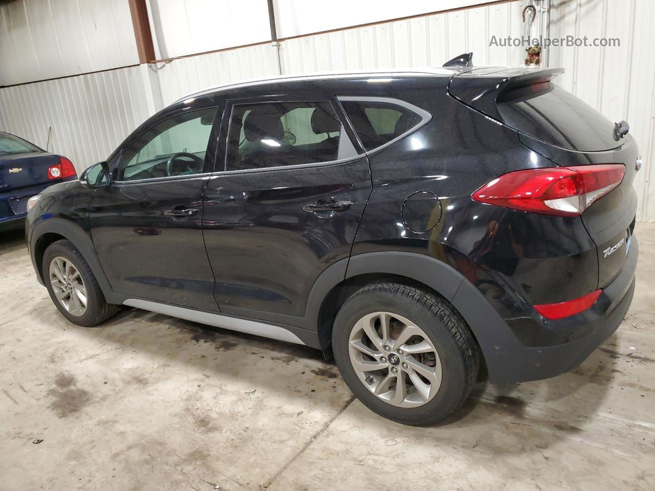 2017 Hyundai Tucson Limited Черный vin: KM8J3CA48HU540291