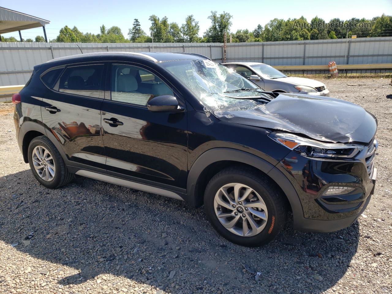 2017 Hyundai Tucson Limited Черный vin: KM8J3CA48HU541506