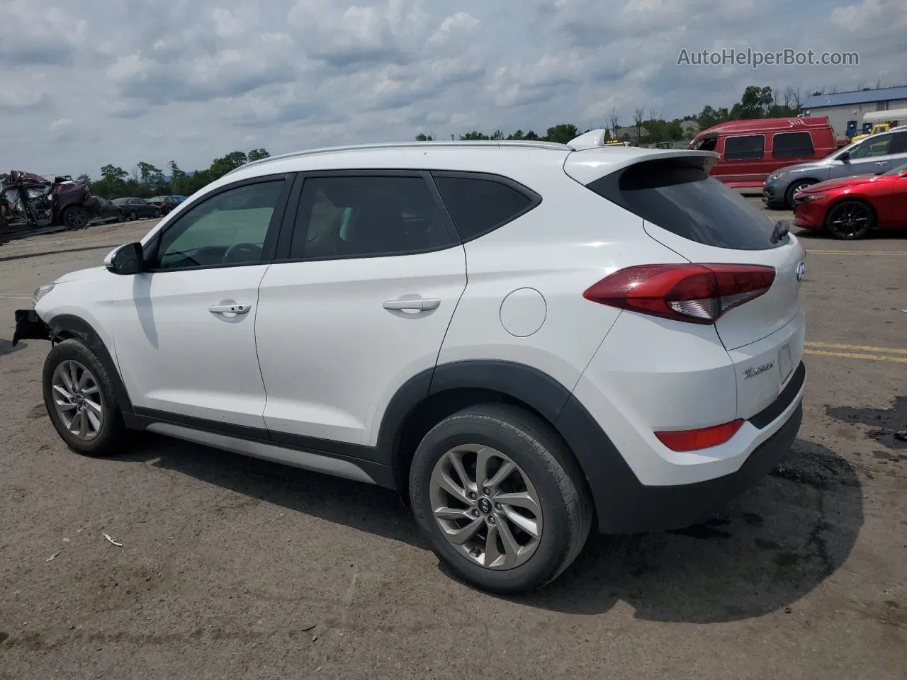 2017 Hyundai Tucson Limited Белый vin: KM8J3CA48HU544468