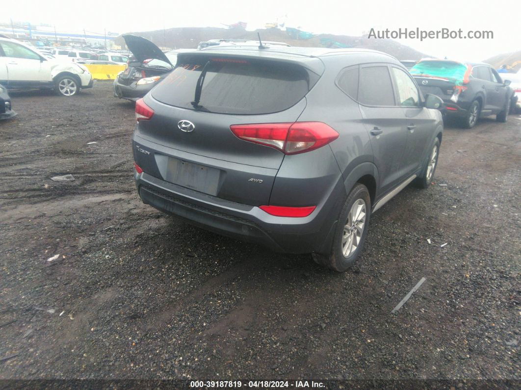 2017 Hyundai Tucson Se Gray vin: KM8J3CA48HU588194