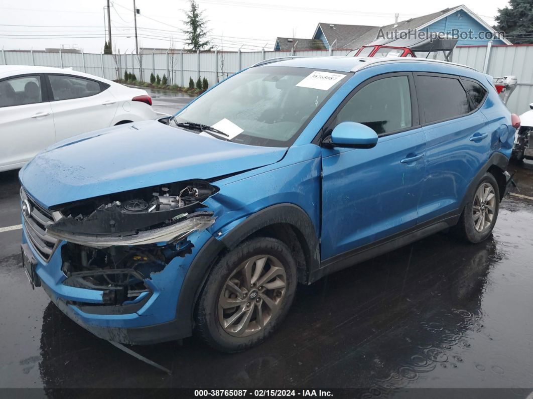 2016 Hyundai Tucson Se Blue vin: KM8J3CA49GU144157