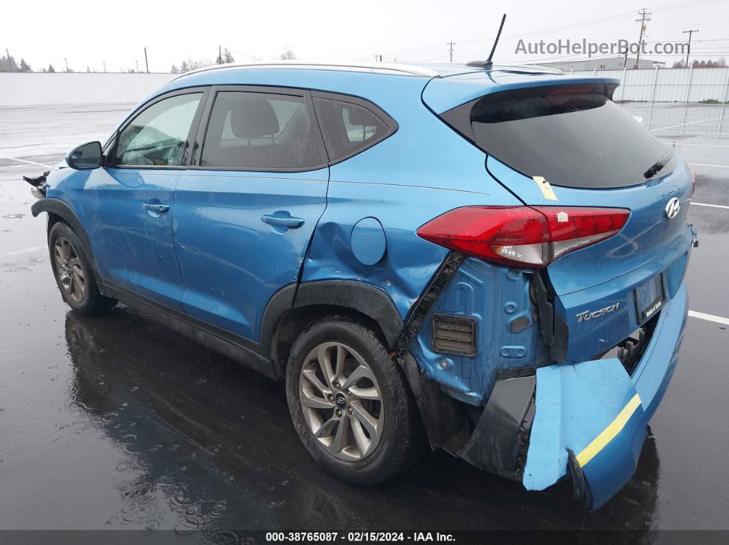 2016 Hyundai Tucson Se Синий vin: KM8J3CA49GU144157