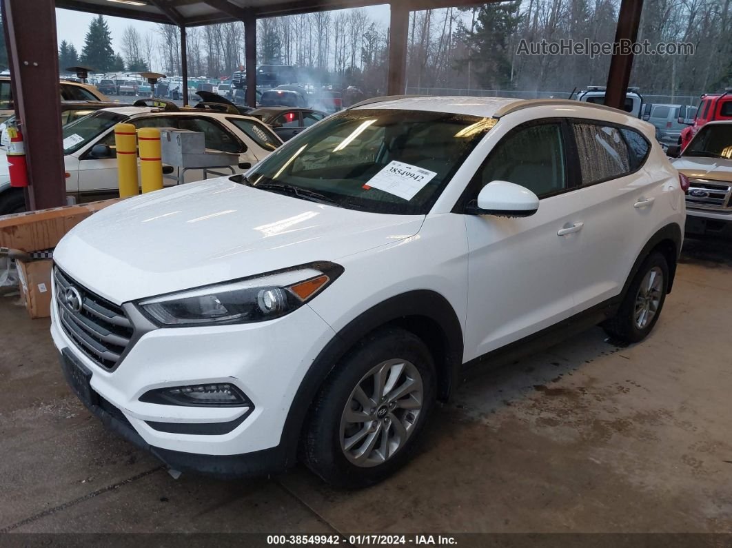 2016 Hyundai Tucson Se White vin: KM8J3CA49GU160147