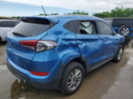 2017 Hyundai Tucson Limited Синий vin: KM8J3CA49HU294819