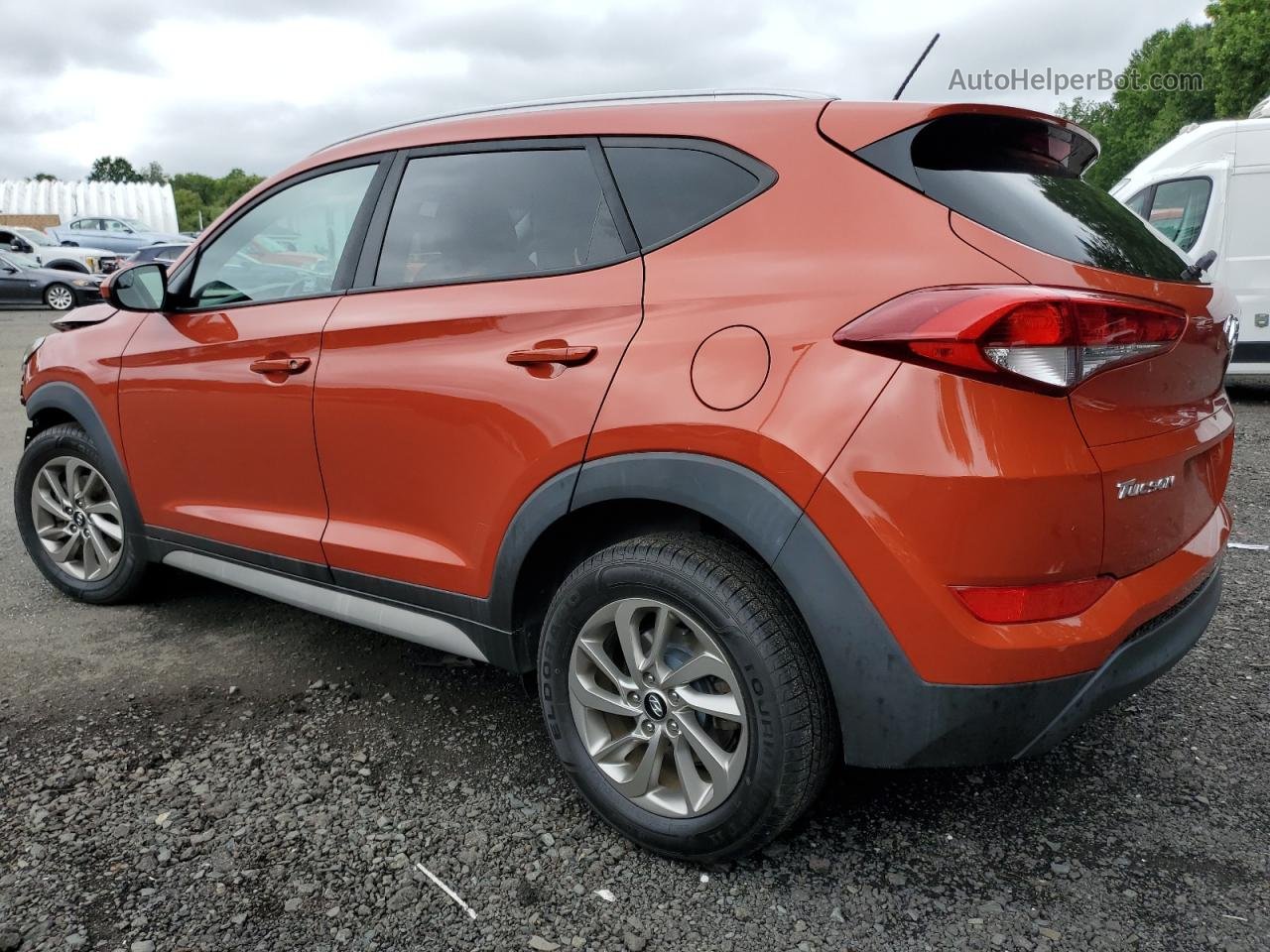 2017 Hyundai Tucson Limited Orange vin: KM8J3CA49HU447263