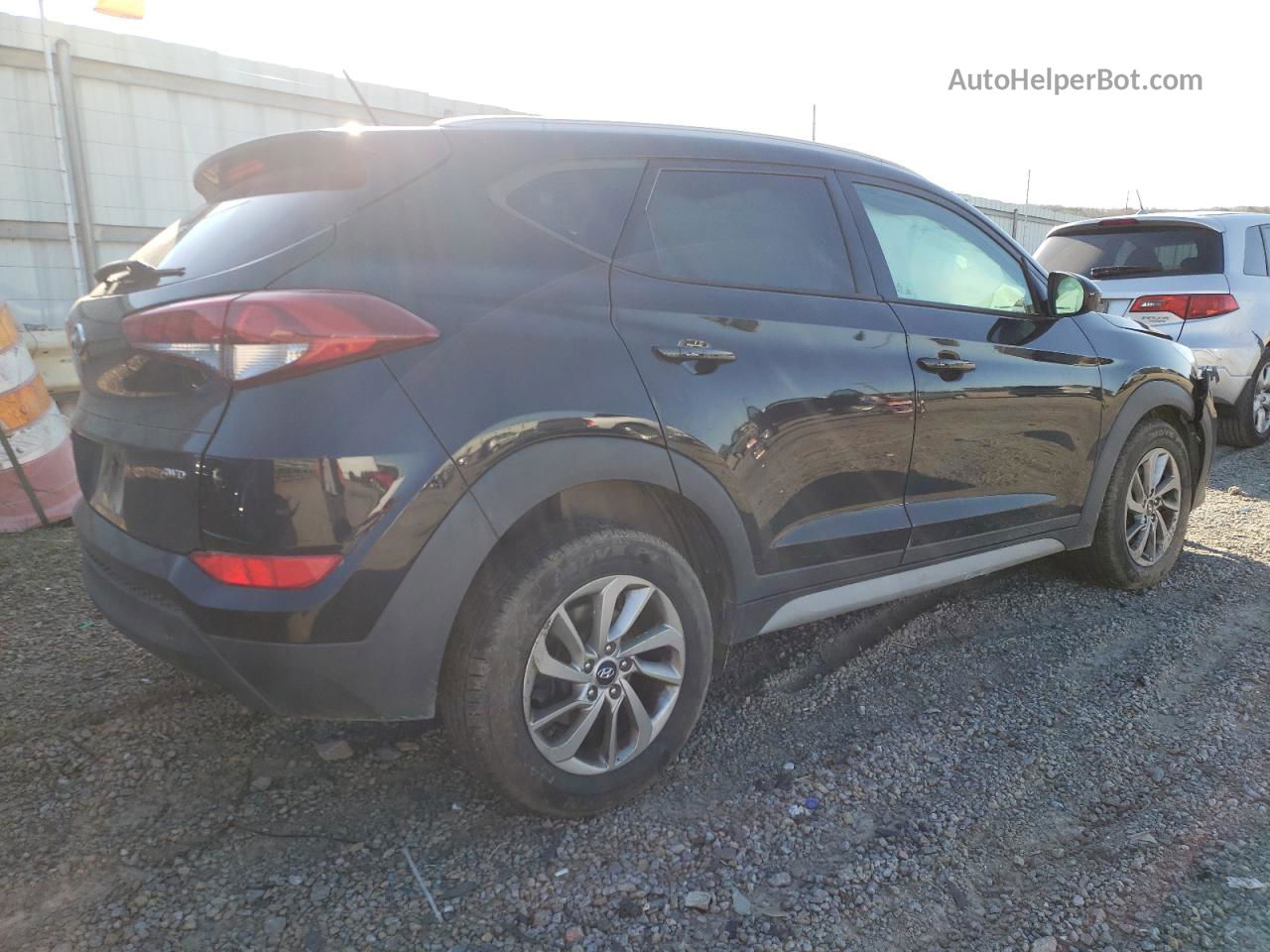 2017 Hyundai Tucson Limited Черный vin: KM8J3CA49HU540395