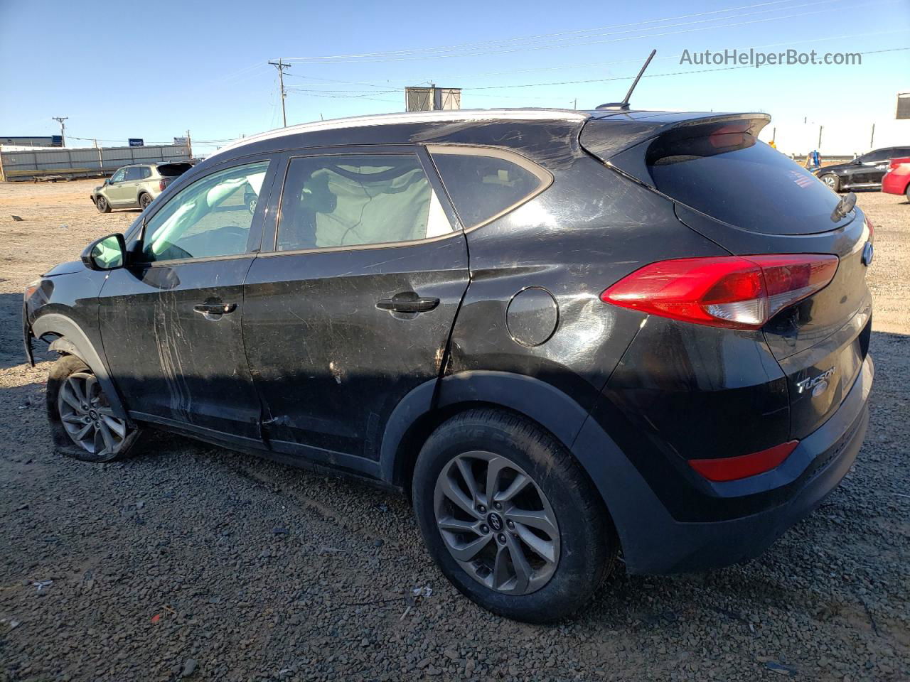 2017 Hyundai Tucson Limited Черный vin: KM8J3CA49HU540395