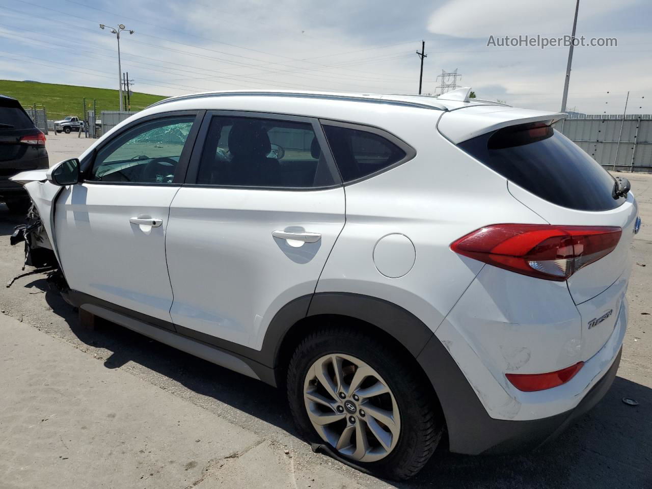 2018 Hyundai Tucson Sel White vin: KM8J3CA49JU670960