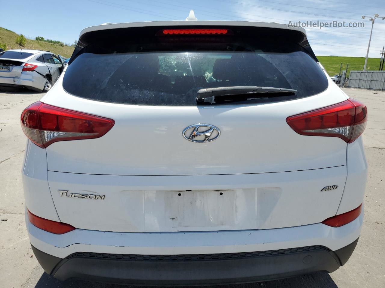 2018 Hyundai Tucson Sel Белый vin: KM8J3CA49JU670960