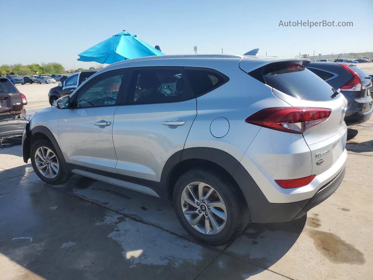 2018 Hyundai Tucson Sel Silver vin: KM8J3CA49JU754163