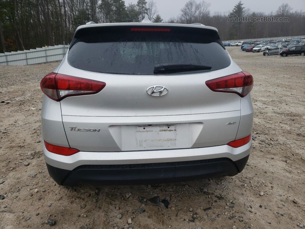 2018 Hyundai Tucson Sel Серебряный vin: KM8J3CA49JU765051