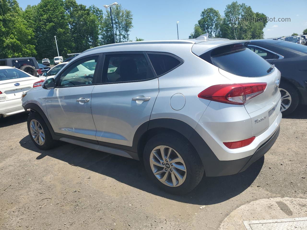 2018 Hyundai Tucson Sel Silver vin: KM8J3CA49JU765051