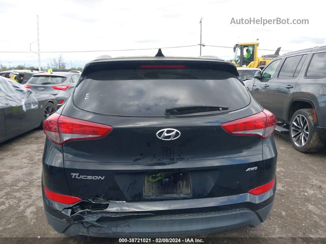 2018 Hyundai Tucson Sel Черный vin: KM8J3CA49JU769634