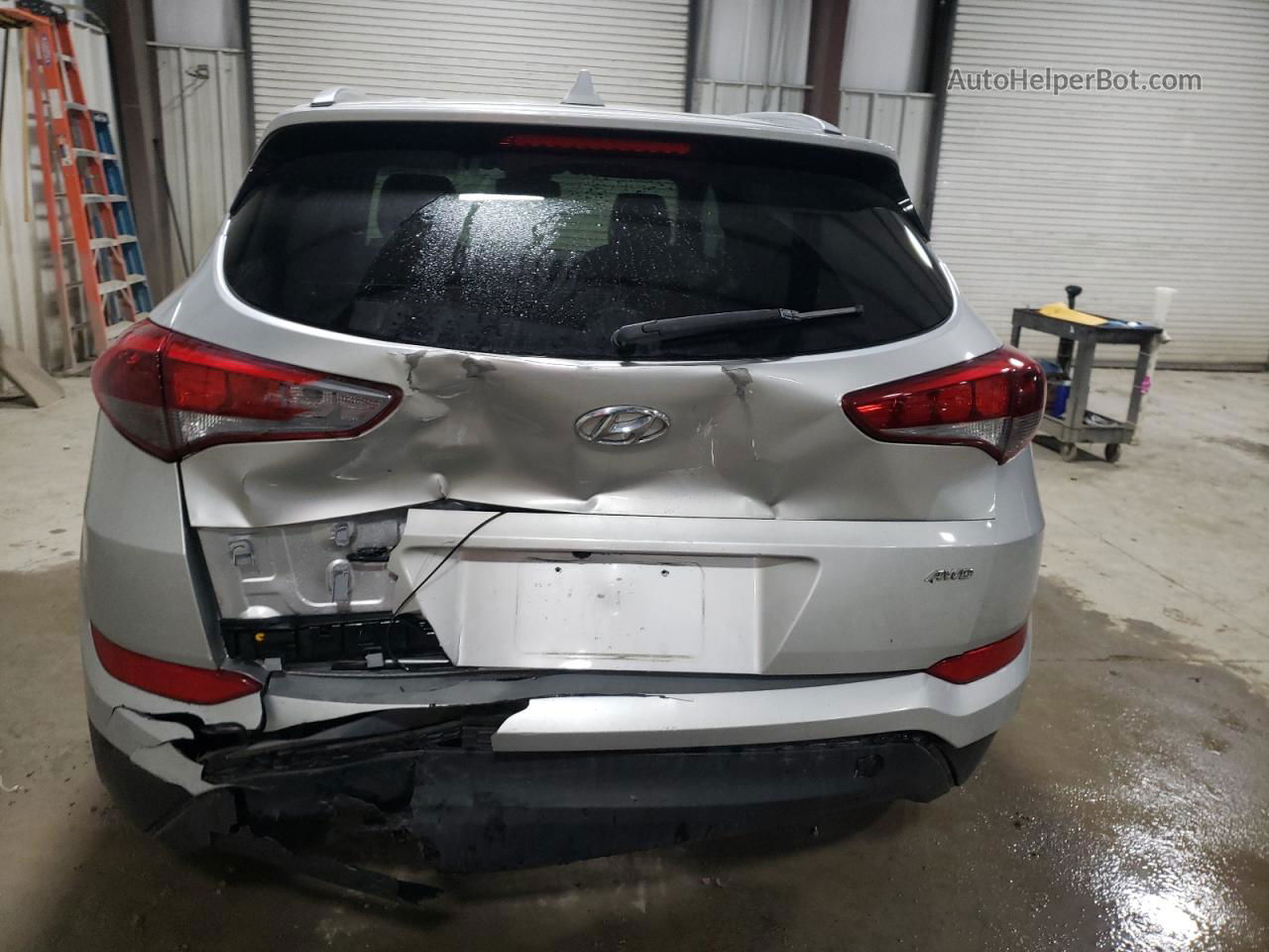 2018 Hyundai Tucson Sel Silver vin: KM8J3CA49JU809694