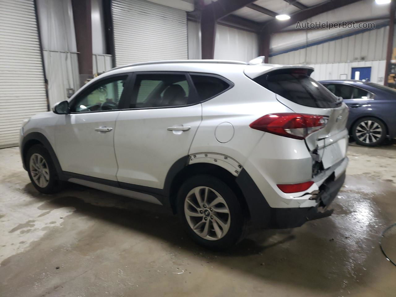 2018 Hyundai Tucson Sel Серебряный vin: KM8J3CA49JU809694