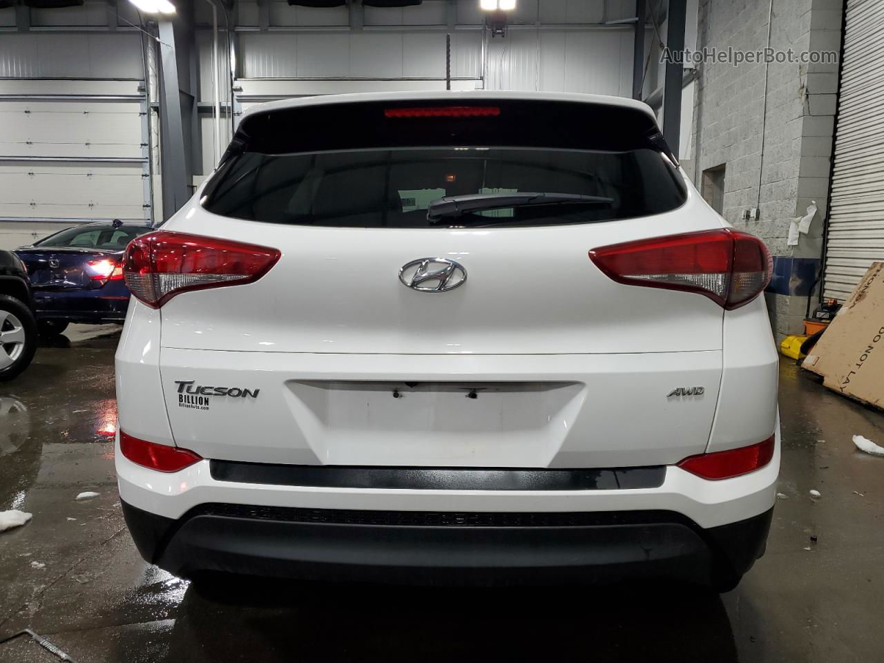 2016 Hyundai Tucson Limited Белый vin: KM8J3CA4XGU195876