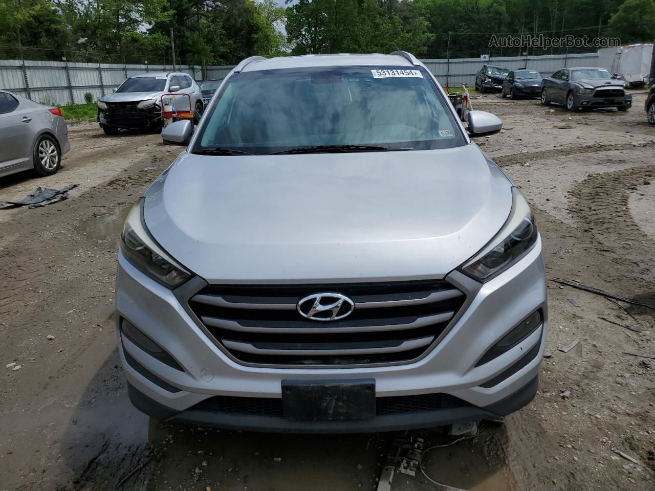 2016 Hyundai Tucson Limited Silver vin: KM8J3CA4XGU201210