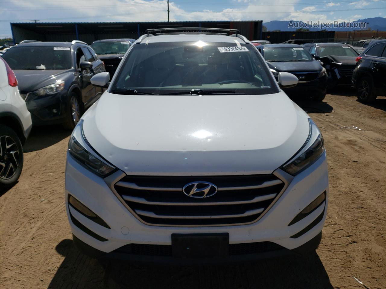 2017 Hyundai Tucson Limited Белый vin: KM8J3CA4XHU388837